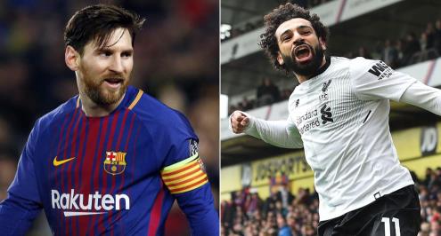 سباق الحذاء الذهبي.. ميسي وليفاندوفسكي وإيموبيلي يضيقون الخناق على صلاح